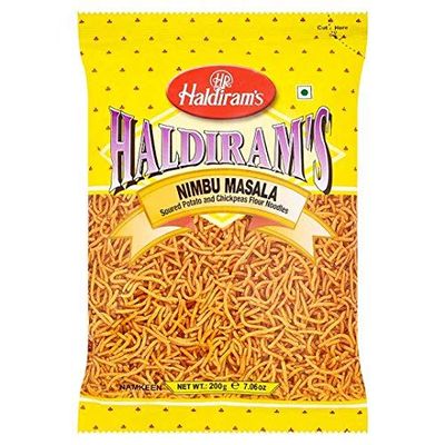 Haldiram's Popular Indian Savouries / Treat for Every Occasions - Nimbu Masala 200G-(Pack of 10)