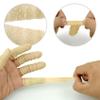 100 Pcs Finger Cots, Disposable Finger Protectors, Latex Anti-Static Finger Tip Rubber Protect Keeping Dressing Dry and Clean (100 Pcs, White) view 4