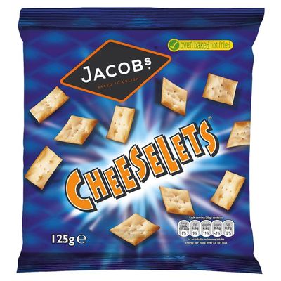 JACOB'S Cheeselets, 125 g (Pack of 15)