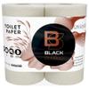 BlackSatino GreenGrow Toilet Paper, 2-Ply, 48 Rolls with 320 Sheets each, Environmentally Friendly, Sustainable, Miscanthus Recycled Mix, beige view 1