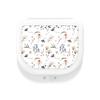 HOUSYLOVE Retainer Case, Cute Floral Design, White, 1 Pack view 1