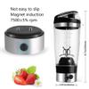 450ML Electric Protein Shaker Protein Shake Portable Blender Milkshake Blender Protein Blender Automatic Movement Vortex BPA Free Leak Proof for Office, Gym, Travel (Color : USB) view 2
