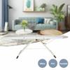 Adjustable Backrest Massage Table Beauty Couch Bed 3 Folded Spa Salon Foldable Tables & Chairs Pu Chair Steel Tube Frame Therapy Lightweight Tattoo For Treatment Healing Folding Pvc Leather (White) view 2
