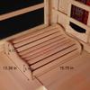 amocane Cedar Sauna Headrest Pillow for Sauna Room, Sauna Accessories for Any Barrel or Infrared Sauna, Non-Toxic, Comfortable S-Shape Design (15.75" x 13.38" x 4.72") view 2