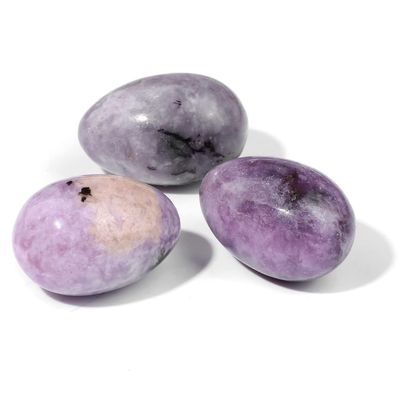 Natural Yoni Egg Shaped Stone Easter Colored Home Decoration Opal Quartz Amethyst Sphere DIY Citrine Home Decor Crafts 20x30mm,21 Jasper,2 PCS