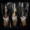 Music Note Set of 3 Hot Chocolate Stirrers Spoons Sticks with Marshmallows and Note. Gourmet Chocolate Spoon for Stirring. Handmade Individually Wrapped Gift for Chocolate Lovers view 2