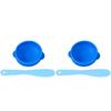 FOMIYES 2sets DIY Mask Mixing Bowls Silicone Mud Mask Stirring Bowls for Beauty Salon Use Facemask Skincare Tool for Spa Random Color view 1