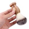 2 x Shaving Brush Hair Shaving Brush Beard Cleaning Device Shaving Tool Brush with Wooden Handle view 3