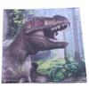 Stakee Dinosaur Party Supplies 20pcs Dinosaur Paper Napkins Dinner Paper Napkin Set for Birthday Dinosaur Party Supplies view 1