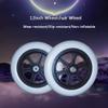 12 1/2x2 1/4, Wheelchair Replacement Wheels Accessories, Wheelchair Rear Wheels Parts, PU Solid Tire, Nylon Hub, Bearing 12mm (1/2''), 1 Pair view 4