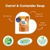 Bay's Kitchen Low Fodmap Soups - Carrot & Coriander, 3 pack of ready to heat Soups, Gluten-free, Vegan-friendly and Dairy-free view 3