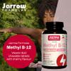 Jarrow Formulas, Methyl B12, 500mcg, Cherry Flavour, 100 Chewable Vegan Tablets, Gluten Free, Vegetarian, Soy Free, GMO Free view 3
