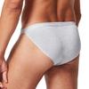Skiny Men's Thong Cotton Rib G-String (Pack of 2), Silver Melange (080693), S view 3