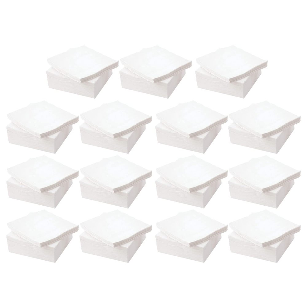 1500 Sheets X White 1ply Paper Napkins - Serviettes Tissues Disposable Tissue Cocktail Tissue Paper Party Tableware Catering Restaurants Bars Cafes Strong Absorbent & Hygienic  27 X 30 Cm