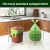 Simply Bio 3 Gallon Compostable Trash Bags with Handle-Tie, Thick 0.67 Mil, 11.36 Liter, 80 Bags, Small Kitchen Food Scrap Waste Bag, ASTM D6400, US BPI and OK Compost Home Certified view 2