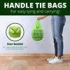 Simply Bio 3 Gallon Compostable Trash Bags with Handle-Tie, Thick 0.67 Mil, 11.36 Liter, 80 Bags, Small Kitchen Food Scrap Waste Bag, ASTM D6400, US BPI and OK Compost Home Certified view 3