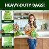 Simply Bio 3 Gallon Compostable Trash Bags with Handle-Tie, Thick 0.67 Mil, 11.36 Liter, 80 Bags, Small Kitchen Food Scrap Waste Bag, ASTM D6400, US BPI and OK Compost Home Certified view 4