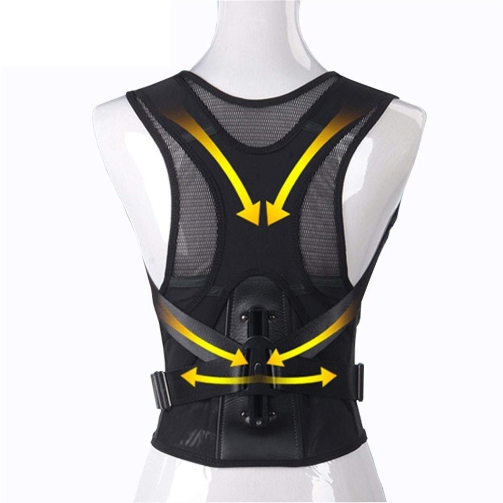 ADITAM Upper Back Posture Corrector Adjustable Clavicle Brace Correct Shoulder Posture Support Strap Clavicle Correction Belt Double the comfort
