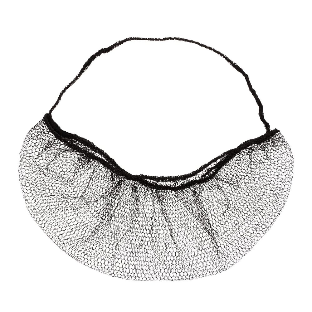 ONLYKXY 50pcs Beard Cover Disposable Black Nylon Beard Protector Net Protective Beard Covers for Men Food Service Cooking Cleaning Construction Home Kitchen Facial Hair Guards Beard Net, Black