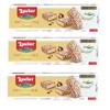3 x Loacker Wafer Patisserie Coconut Waffles Filled with Coconut Cream, Covered with Milk Chocolate and Coconut Flakes 100 g view 1