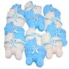 12 Coloured Edible Baby Prams Baby Shower Cupcake Toppers (6 Blue 6 White) view 1
