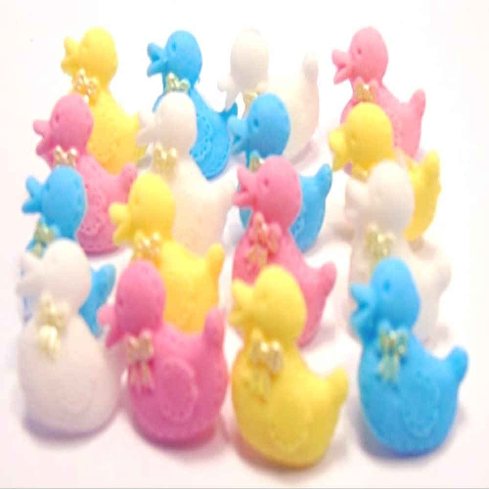 16 Edible Baby Ducks Cupcake Toppers (Mixed)