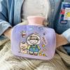 Uteruik Hot Water Bottle with Girl Printed Soft Fleece Cover - Hot Water Bag for Pain Relief Back Neck and Shoulders, 1000ML (#D) view 4
