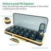 Large Weekly Pill Organizer,7-Day Pill case,7 Day Pill Box 2 Times a Day,Large Weekly Pill Organizer for Travelling,Portable Pill Holder,7 Day Pill Container , view 2