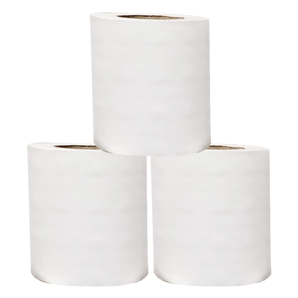 White Tissue Toilet Rolls Loo Tissue 2Ply Tissue Roll Soft and Strong Absorbent Fragrance Free Hygienic Toilet Paper Roll 22M Length x 10cm Width (3)