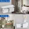 White Tissue Toilet Rolls Loo Tissue 2Ply Tissue Roll Soft and Strong Absorbent Fragrance Free Hygienic Toilet Paper Roll 22M Length x 10cm Width (3) view 3