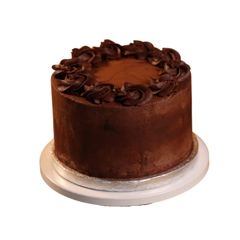 Keto Chocolate Birthday Cake - Sugar Free - No Guilt Bakes  Gluten Free & Low Carb - No Sugar Added, Healthy Snack, Diabetic Friendly - Great for All Celebrations, Moist, 6-inch Cake, Serves up to 9.