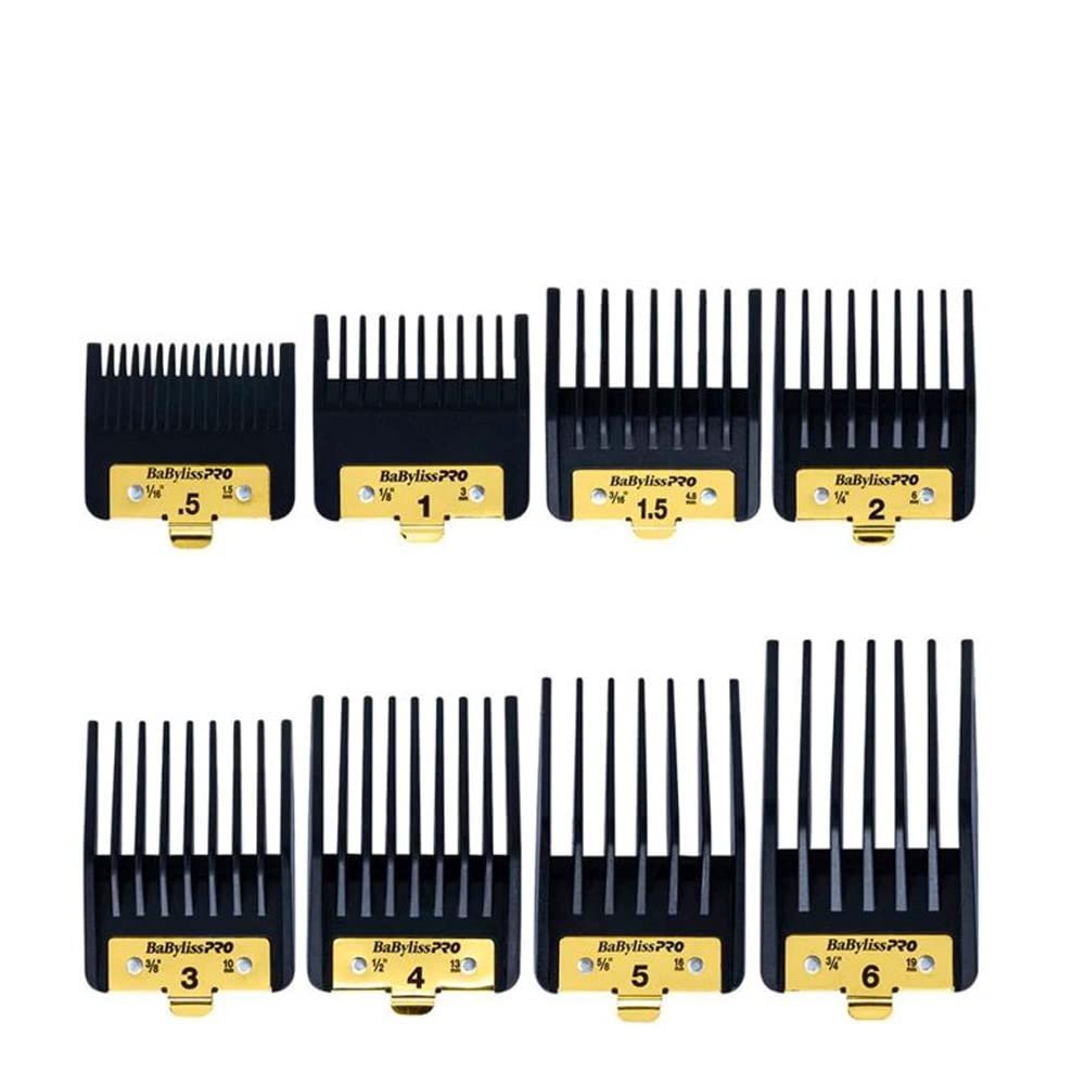 Babyliss Pro 4Artist FXPCGE Premium Clipper Guards - 8 attachment combs set
