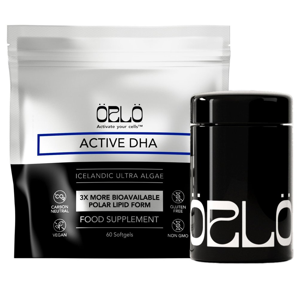 ORLO DHA  Vegan DHA Supplement (EPA & DHA)  Omega 3 Fish Oil & Krill Alternative  Plant-Based Omega-3 Algae Oil  Brain & Heart Support (60 Mini Burpless Softgels KIT)