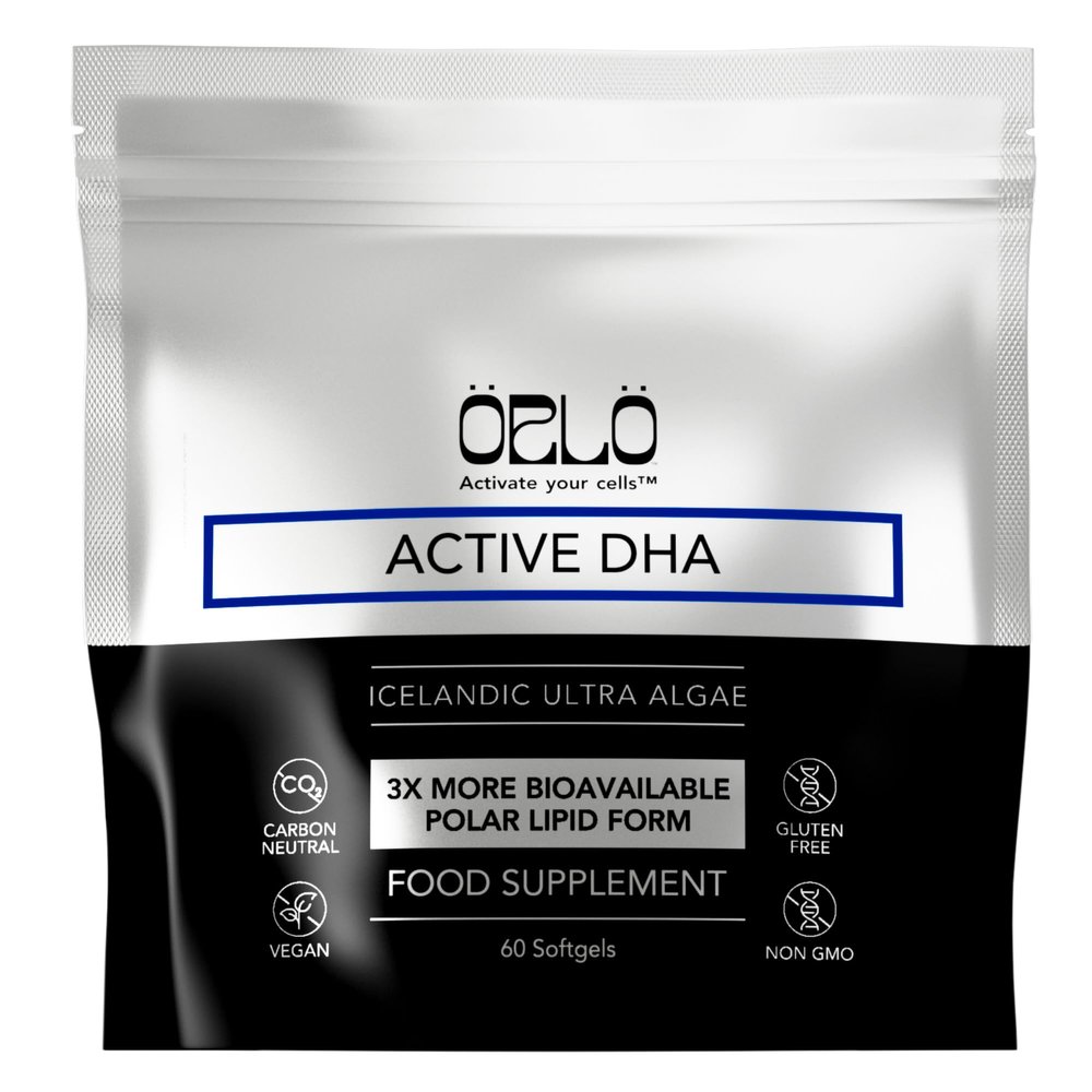 ORLO DHA Vegan DHA Supplement (EPA & DHA) Omega 3 Fish Oil & Krill Alternative Plant-Based Omega-3 Algae Oil Brain & Heart Support (60 Mini Burpless Softgels)