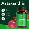 Vitabay Astaxanthin 12 mg High Strength 90 Vegan Softgels No Additives view 3