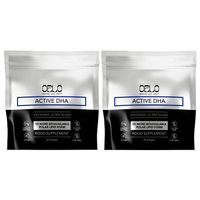 ORLO DHA Vegan DHA Supplement (EPA & DHA) Omega 3 Fish Oil & Krill Alternative Plant-Based Omega-3 Algae Oil Brain & Heart Support (120 Mini Burpless Softgels)