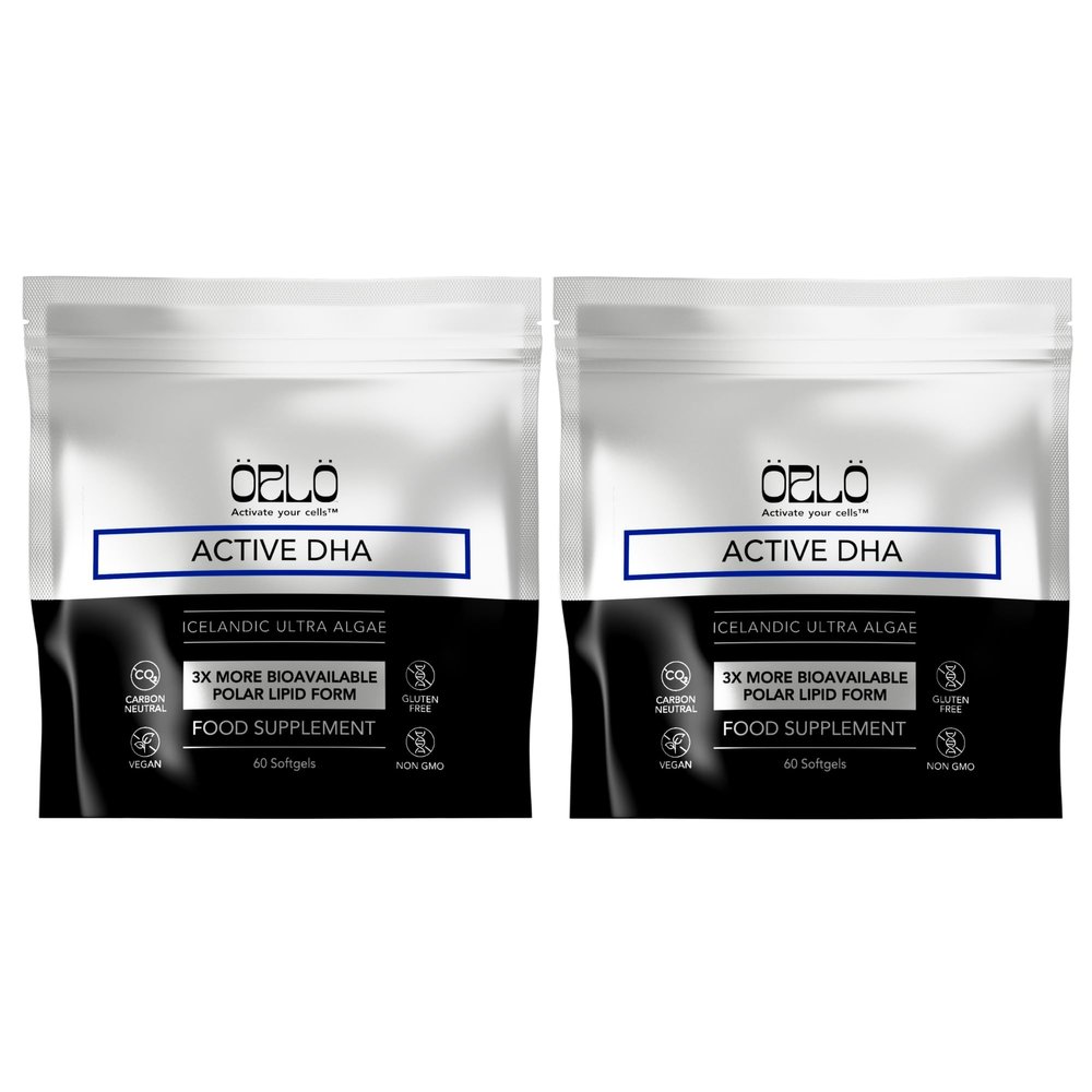 ORLO DHA  Vegan DHA Supplement (EPA & DHA)  Omega 3 Fish Oil & Krill Alternative  Plant-Based Omega-3 Algae Oil  Brain & Heart Support (120 Mini Burpless Softgels)