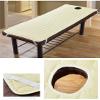 zalati Bed Covers Sheet with Face Breath Hole Polyester Elastic Rubber Cushion for Beauty Massage SPA Treatment 190X70cm - Beige view 2