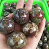 WGPHD Health & Household Natural Dragon Blood Stone Jasper Crystal sphere ball healing (Color : 30-40mm, Size : 1pcs) view 3