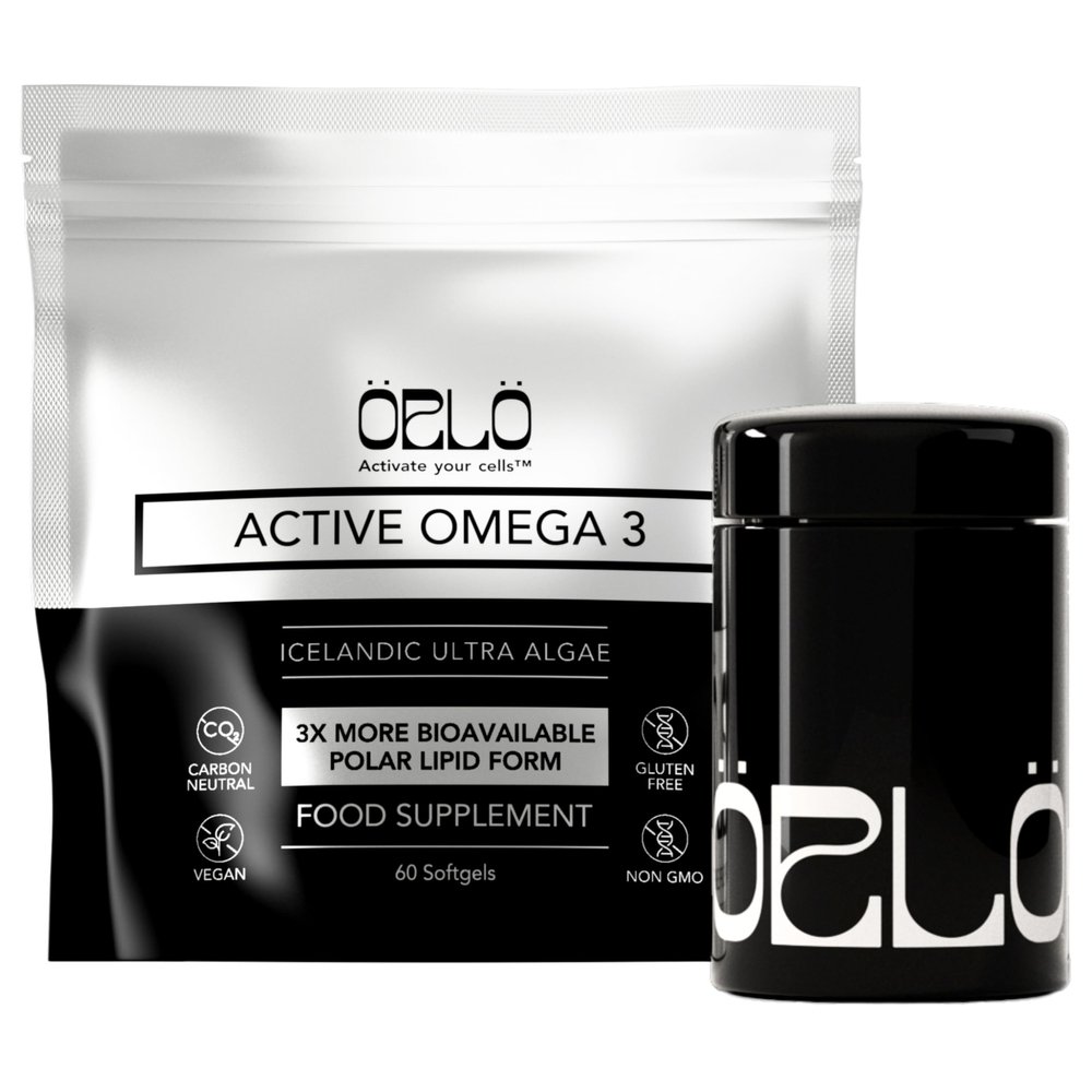ORLO Omega 3  Vegan Omega 3 Supplement (EPA & DHA)  Omega-3 Fish Oil & Krill Alternative  Plant-Based Omega-3s from Algae Oil  Brain & Heart Support (60 Mini Burpless Softgels Kit)