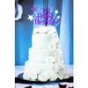 Glittery 18th Happy Birthday Cake Topper with Star,Personalised 18 Birthday Cake Toppers Party Decorations Party Supplies for Boys Girls Purple Silver view 4