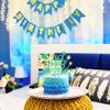 Glittery 40th Happy Birthday Cake Topper with Star,Personalised 40 Birthday Cake Toppers Party Decorations Party Supplies for Boys Girls Green Gold view 4