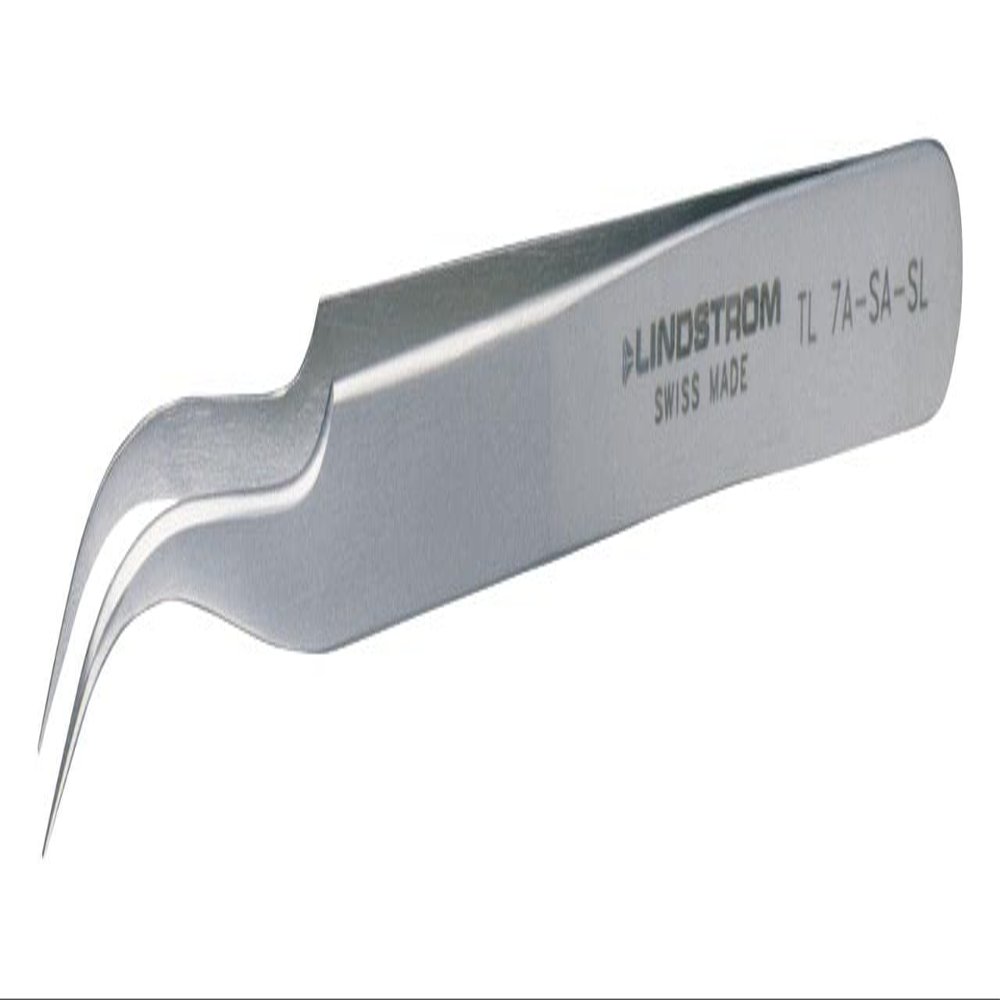 Tweezers, Strong Curved Tips, Tweezers & Replacement Tips, Qty.1 | TL 7A-SA SL