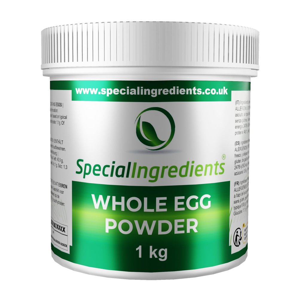 Whole Egg Powder - Free Range, Non-GMO, Gluten Free - Recyclable Container (1kg)