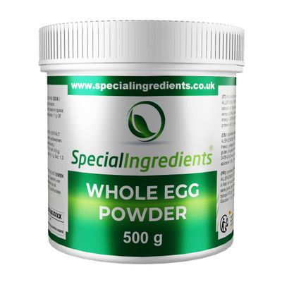 Whole Egg Powder - Free Range, Non-GMO, Gluten Free - Recyclable Container (500g)
