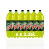 Mountain Dew 6 pack of 2.25L bottles - Bold Lemon-Lime Flavour Yellow-Lime-Coloured Attractive Packaging Great for Chilling Parties, Birthdays, & Celebrations view 1