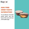 KAYOW No Added Sugar Milk Chocolate Salted Caramel Peanut Butter Cups 12 x Packs of 2 x 22g High Protein Cups | 13g Protein Per Pack | No Added Sugar | Gluten Free | Low Carb Keto Snacks | view 3