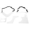 5PCS Beard Template Set for Men, Beard Shaper & Hairline Grooming Tool Kit, Beard Styling Guide for Goatee Neckline Sideburns, & Clipper Compatible Beard Trimming Templates view 1