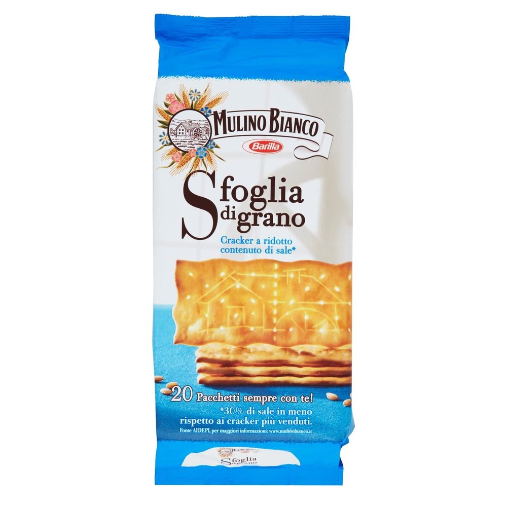 3 x Mulino Bianco Barilla Crackers Cracker Non Salati Unsalted 500 g Italy