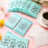 Sinmoe 60 Pack Travel Tissues Motivational Facial Tissue Happy Tears 3 Ply Mini Pocket Tissues Inspirational Thank You Gifts for Women Friends Coworkers(Brief Style) view 2